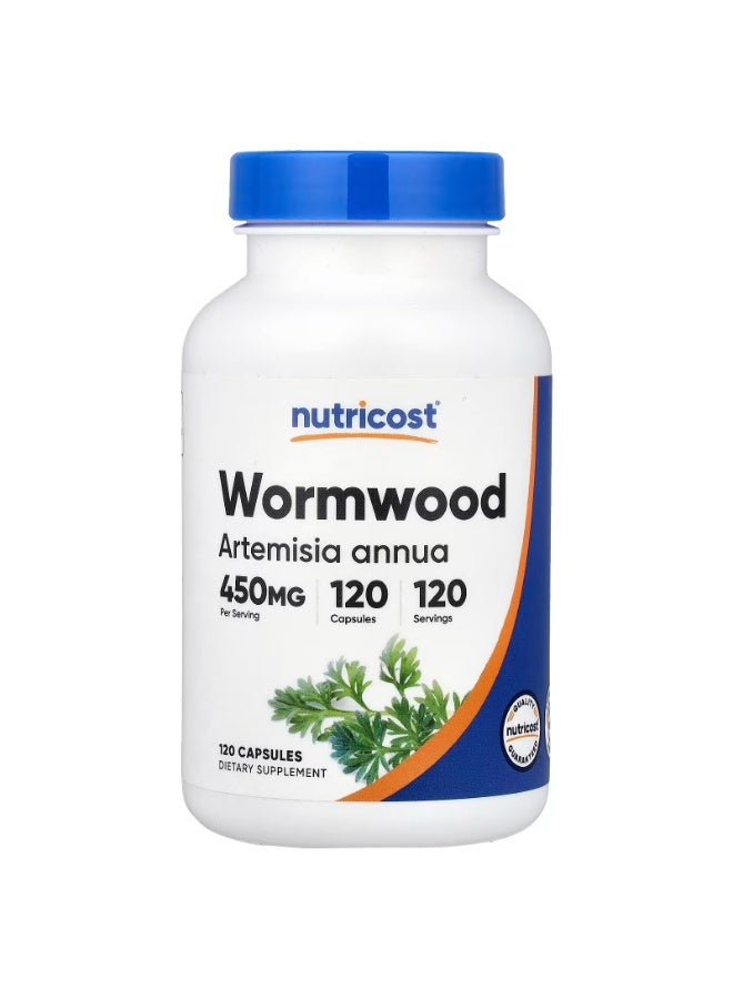 Nutricost, Wormwood, 450 mg, 120 Capsules - Image 1
